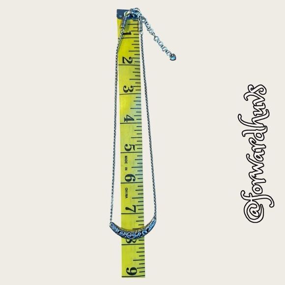 Brighton Scroll Slide Silver Tone Necklace - Picture 9 of 11